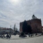 11.04.2021 Sandomierz. Turyści / Grażyna Szlęzak-Wójcik / Radio Kielce