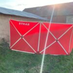 21.04.2021. Jasionna. Miejsce, gdzie mężczyzna wpadł do szamba / PSP Jędrzejów