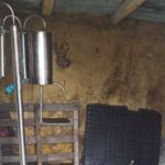 21.04.2021. Stopnica. Zabezpieczona aparatura / KPP w Busku-Zdroju