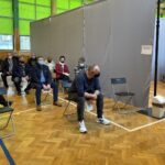 26.04.2021. Sandomierz. Punkt Szczepień Powszechnych / Grażyna Szlęzak-Wójcik / Radio Kielce