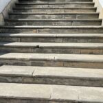 30.04.2021. Sandomierz. Muzeum Okręgowe. Schody / Grażyna Szlęzak-Wójcik / Radio Kielce