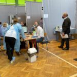 26.04.2021. Sandomierz. Punkt Szczepień Powszechnych / Grażyna Szlęzak-Wójcik / Radio Kielce