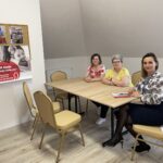 10.04.2021 Sandomierz. Zakład Aktywności Zawodowej. Na zdjęciu od lewej Małgorzata Skubida i Lidia Pazdro - pracownice zakładu i Magdalena Król-Juda - kierownik ZAZ / Grażyna Szlęzak-Wójcik / Radio Kielce