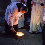 03.04.2021 Sandomierz. Katedra. Liturgia Wigilii Paschalnej / ks. Wojciech Kania