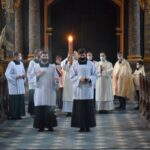 03.04.2021 Sandomierz. Katedra. Liturgia Wigilii Paschalnej / ks. Wojciech Kania