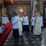 03.04.2021 Sandomierz. Katedra. Liturgia Wigilii Paschalnej / ks. Wojciech Kania