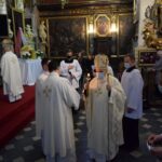 03.04.2021 Sandomierz. Katedra. Liturgia Wigilii Paschalnej. Na zdjęciu (w środku): biskup Krzysztof Nitkiewicz / ks. Wojciech Kania