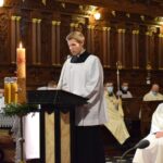 03.04.2021 Sandomierz. Katedra. Liturgia Wigilii Paschalnej / ks. Wojciech Kania