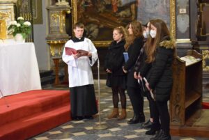 03.04.2021 Sandomierz. Katedra. Liturgia Wigilii Paschalnej / ks. Wojciech Kania