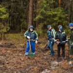 16.04.2021. Szczeka. Akcja „Sadzimy kolejne pokolenie lasu” / Justyna Kosowicz