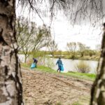 28.04.2021. Połaniec. Akcja sprzątania brzegu Wisły / Justyna Kosowicz