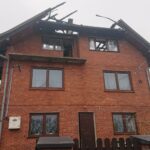 13.04.2021. Wólka Bałtowska. Prace po pożarze / Emilia Sitarska / Radio Kielce