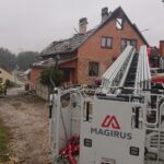 13.04.2021. Wólka Bałtowska. Prace po pożarze / Emilia Sitarska / Radio Kielce