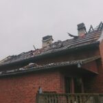 13.04.2021. Wólka Bałtowska. Prace po pożarze / Emilia Sitarska / Radio Kielce