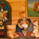 04.04.2021. Końskie. Rzeźby Grzegorza Króla / Magdalena Galas-Klusek / Radio Kielce