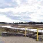 06.04.2021. Sielpia. Wycinka krzewów i starych drzew na molo / Magdalena Galas-Klusek / Radio Kielce