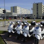 29.04.2021. Kielce. Skutery elektryczne / Kamil Król / Radio Kielce