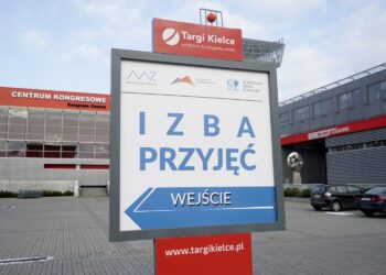 Szpital tymczasowy. Koronawirus. / Piotr Kwaśniewski / Radio Kielce