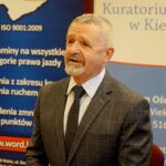 02.03.2020. Kielce. Inauguracja konkursu filmowego „Kultura na drodze”. Na zdjęciu: Kazimierz Mądzik - świętokrzyski kurator oświaty / Piotr Kwaśniewski / Radio Kielce