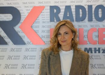 08.04.2021. Kielce. Spodziewany Gość. Na zdjęciu: Justyna Anna Petelicka - projektantka mody / Kamil Król / Radio Kielce