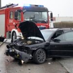 16.04.2021. Kielce. Wypadek na ulicy Kołłątaja / Kamil Król / Radio Kielce