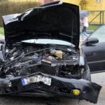 16.04.2021. Kielce. Wypadek na ulicy Kołłątaja / Kamil Król / Radio Kielce