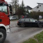 16.04.2021. Kielce. Wypadek na ulicy Kołłątaja / Kamil Król / Radio Kielce