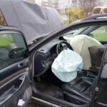 16.04.2021. Kielce. Wypadek na ulicy Kołłątaja / Kamil Król / Radio Kielce