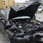 16.04.2021. Kielce. Wypadek na ulicy Kołłątaja / Kamil Król / Radio Kielce