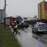 16.04.2021. Kielce. Wypadek na ulicy Kołłątaja / Kamil Król / Radio Kielce