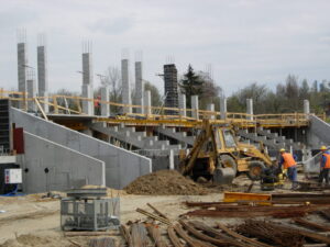 01.04.2016. Budowa stadionu miejskiego w Kielcach / fot. MOSiR Kielce