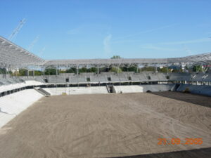 01.04.2016. Budowa stadionu miejskiego w Kielcach / fot. MOSiR Kielce