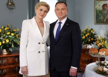 Na zdjęciu: Agata Kornhauser-Duda - Pierwsza Dama i Andrzej Duda - Prezydent RP / Grzegorz Jakubowski / KPRP