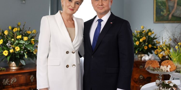 Na zdjęciu: Agata Kornhauser-Duda - Pierwsza Dama i Andrzej Duda - Prezydent RP / Grzegorz Jakubowski / KPRP