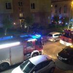 30.04.2021. Starachowice. Pożar w bloku przy ul. Sienkiewicza / słuchacz Radia Kielce