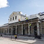 27.04.2021 Skarżysko-Kamienna. Remont dworca PKP / Jarosław Kubalski / Radio Kielce