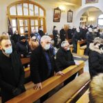 06.04.2021. Nowa Słupia. Pogrzeb Władysława Bąka / Jarosław Kubalski / Radio Kielce