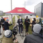 26.04.2021 Końskie. Konferencja dotycząca strefy gospodarczej w Końskich / Jarosław Kubalski / Radio Kielce