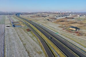 01.12.2020. Trasa S74. Odcinek Kielce - Cedzyna / Jarosław Kubalski / Radio Kielce