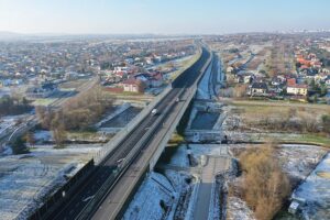 01.12.2020. Trasa S74. Odcinek Kielce - Cedzyna / Jarosław Kubalski / Radio Kielce