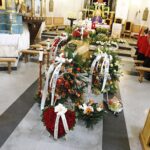 06.04.2021. Nowa Słupia. Pogrzeb Władysława Bąka / Jarosław Kubalski / Radio Kielce