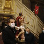 04.04.2021. Kielce. Bazylika katedralna. Msza rezurekcyjna / Jarosław Kubalski / Radio Kielce