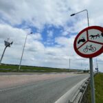 26.04.2021. Prząsław koło Jędrzejowa. Droga krajowa nr 78. Dojazd do ronda / Wiktor Taszłow / Radio Kielce