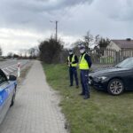 14.04.2021. Miedziana Góra. Pomiar prędkości / Jakub Rożek / Radio Kielce