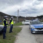 14.04.2021. Miedziana Góra. Pomiar prędkości / Jakub Rożek / Radio Kielce