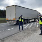 14.04.2021. Miedziana Góra. Pomiar prędkości / Jakub Rożek / Radio Kielce