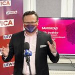 01.04.2021. Kielce. Konferencja posła Andrzeja Szejny. Na zdjęciu: Andrzej Szejna - poseł Nowej Lewicy / Jarosław Kubalski / Radio Kielce