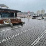 14.04.2021 Kielce. Skwer przed dworcem PKS / Jarosław Kubalski / Radio Kielce