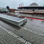 14.04.2021 Kielce. Skwer przed dworcem PKS / Jarosław Kubalski / Radio Kielce