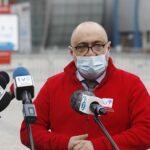 19.02.2021. Kielce. Świętokrzyski Szpital Tymczasowy. Na zdjęciu: Bartosz Stemplewski - dyrektor Wojewódzkiego Szpitala Zespolonego / Jarosław Kubalski / Radio Kielce
